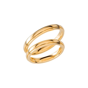 SR1031-3 Guld - Vigsel- & förlovningsringar - Schalins - Fri storleksändring* - Nordic Spectra