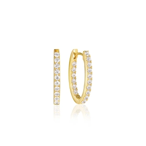 Sif Jakobsin Ellisse Piccolo Earrings Gold -korvakorut