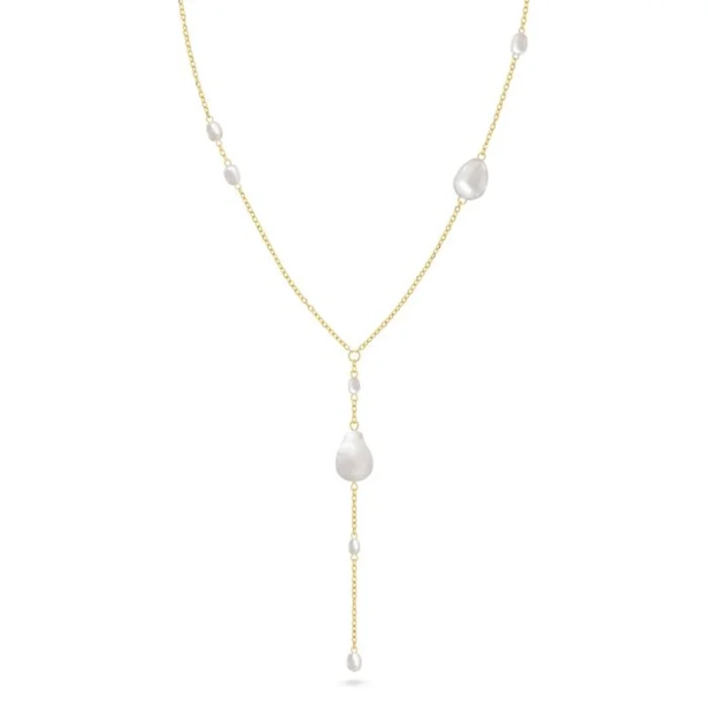 Edblad - Ocean Y Necklace Gold