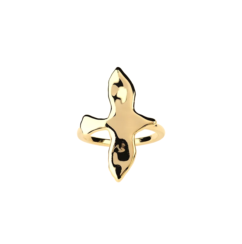 Organic Dove Ring L Gold - Emma Israelsson - Snabb frakt & paketinslagning - Nordic Spectra