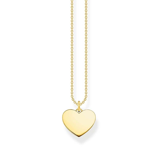 Halsband Mjukt Hjärta Guld - Thomas Sabo halsband - Snabb frakt & paketinslagning - Nordicspectra.se
