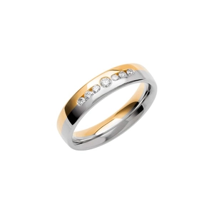 SR4021 Gold/White Gold - Wedding & engagement rings - Schalins - Scandinavian design - Nordic Spectra