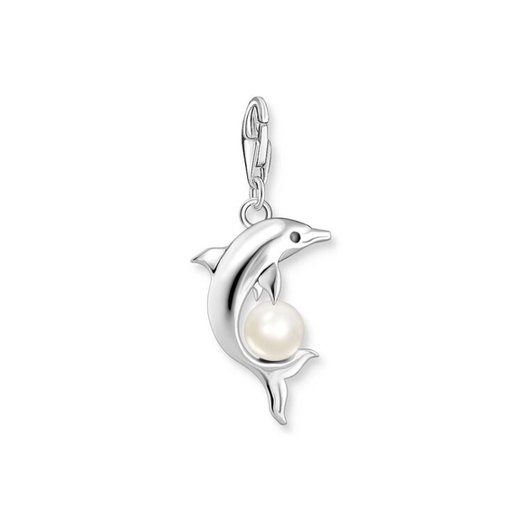 Charm-Anhänger Delfin Mit Perle Silber von Thomas Sabo, Schneller Versand - Nordicspectra.de