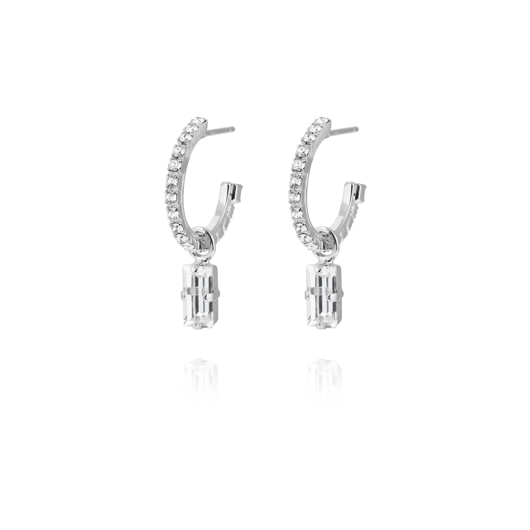 Caroline Svedbom - Lucy Earrings Rhodium Crystal