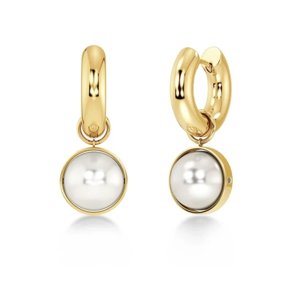 Guldpläterade Gabrielle Hoops-örhängen från Edblad