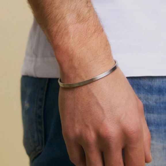Jack Bangle Matt Steel - Edblad - Snabb leverans - Gratis paketinslagning
