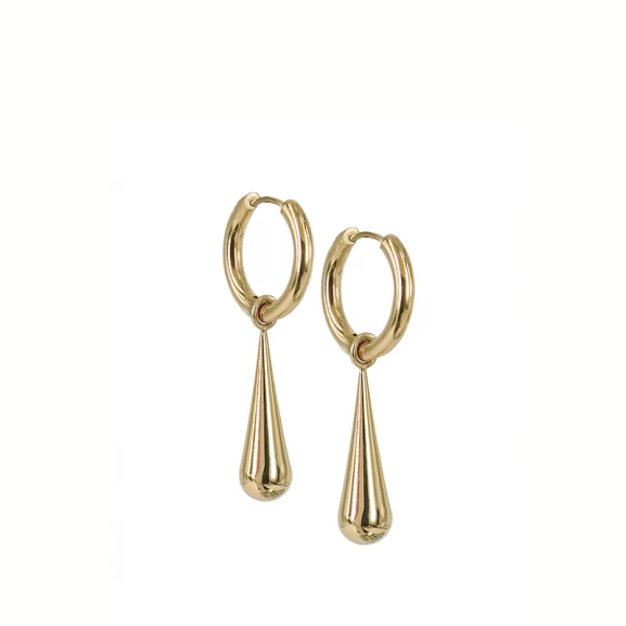 BELLA Hoops Guld - Astrid & Agnes - Nordic Spectra