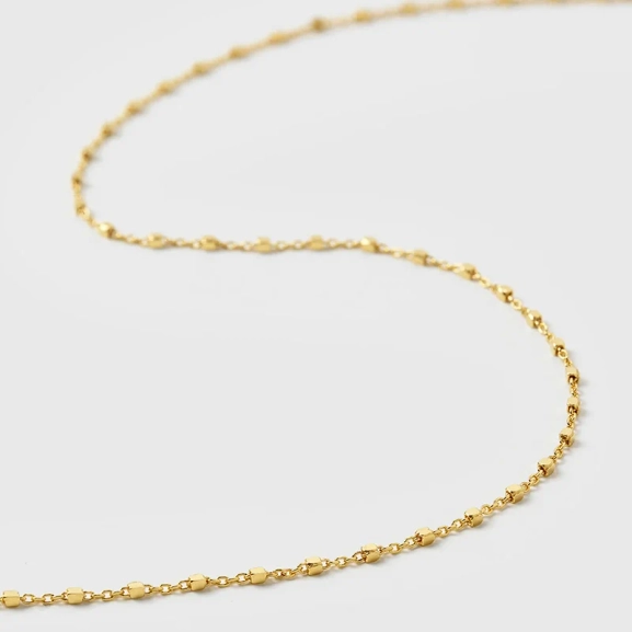 Sheer Station Necklace Gold - Syster P - Snabb leverans & Gratis paketinslagning - Nordic Spectra