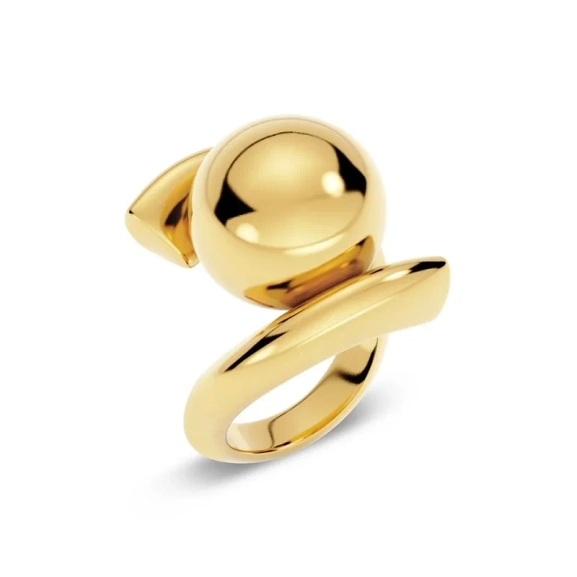 Bead Ring Gold - Edblad - Snabb leverans - Gratis paketinslagning