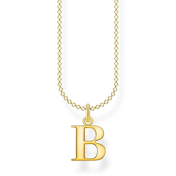 Kette Buchstabe Gold - B von Thomas Sabo, Schneller Versand - Nordicspectra.de