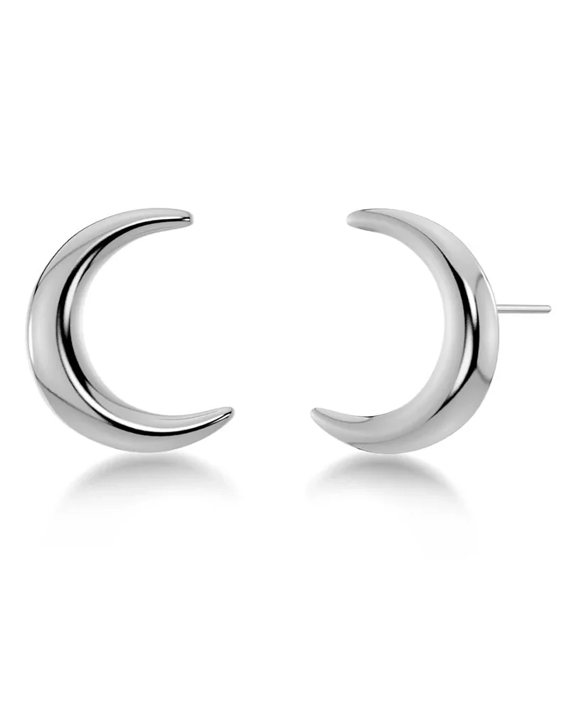 New Moon Studs L Steel - Edblad - Snabb leverans - Gratis paketinslagning