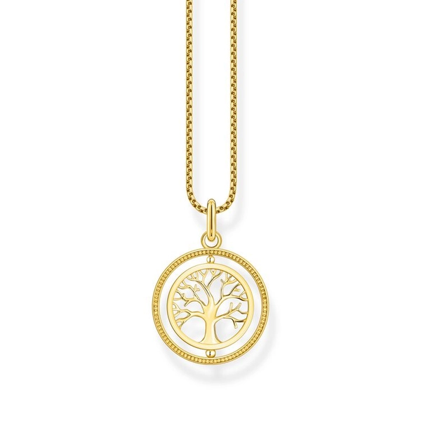 Halsband Snurrande Tree Of Love Guld - Thomas Sabo berlock - Snabb frakt & paketinslagning - Nordicspectra.se