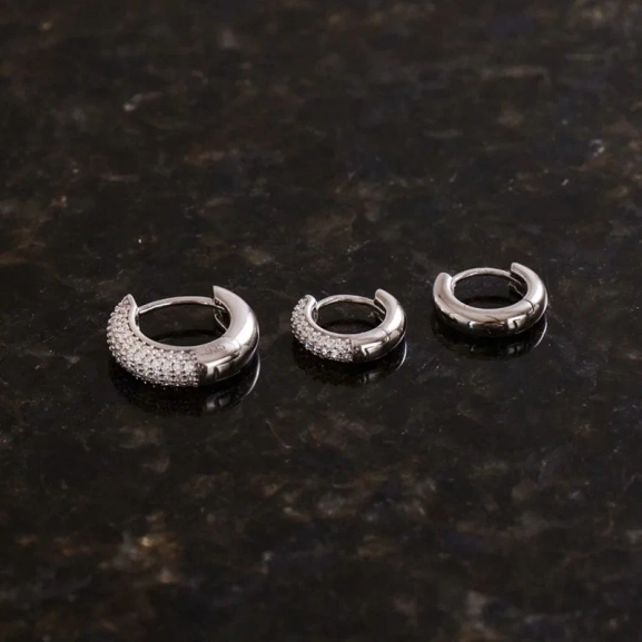 Luxe Hoops Silver - Edblad - Snabba leveranser - Gratis paketinslagning