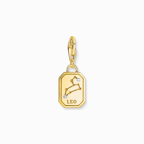 Lejonet Stjärntecken Berlock Guld - Thomas Sabo - Snabb leverans & paketinslagning - Nordic Spectra