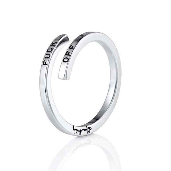 Fuck Off With A Twist Ring von Efva Attling, Schneller Versand - Nordicspectra.de