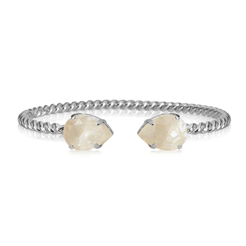 Caroline Svedbom – Mini Drop Bracelet Rhodium Linen Ignite