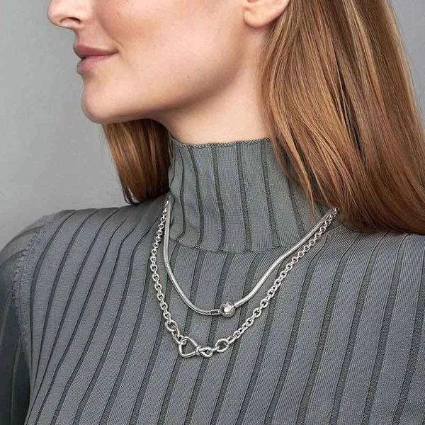 Kräftige Unendlichkeitsknoten Gliederkette von PANDORA, Schneller Versand - Nordicspectra.de