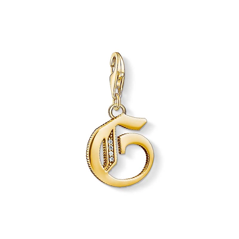 Berlock Bokstav G Guld