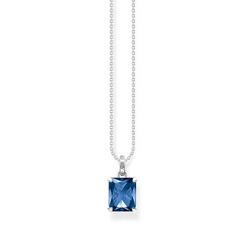 Thomas Sabo - Halsband Med Blå Sten