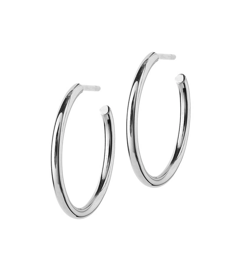 Hoops Earrings Steel Medium - Edblad - Snabb frakt & paketinslagning - Nordicspectra.se