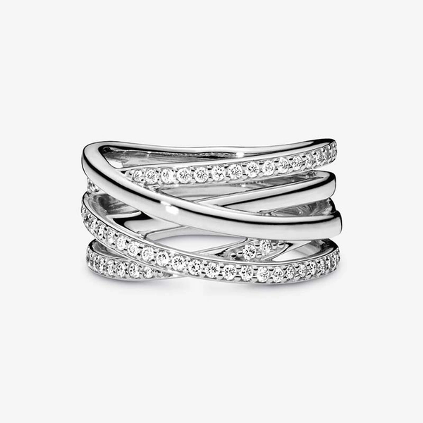 Sparkling & Polished Lines Ring - PANDORA - Snabb frakt & paketinslagning - Nordicspectra.se