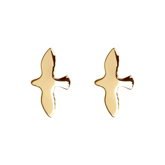 Dove Earrings L Gold - Emma Israelsson - Suuri valikoima & ilmainen lahjapaketointi - Nordic Spectra