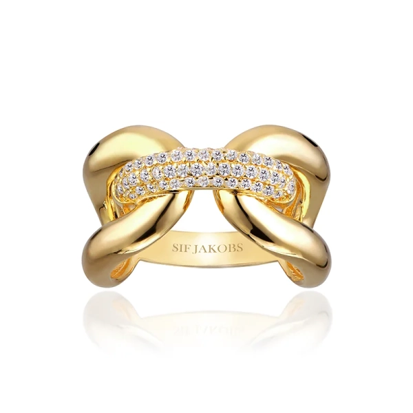 Capri Three Ring Gold Sif Jakobsilta