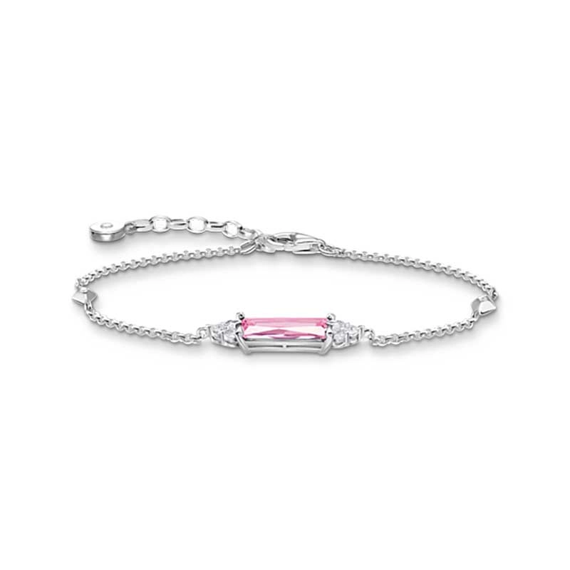 Thomas Sabo - Armband Rosa Åttkantig Sten