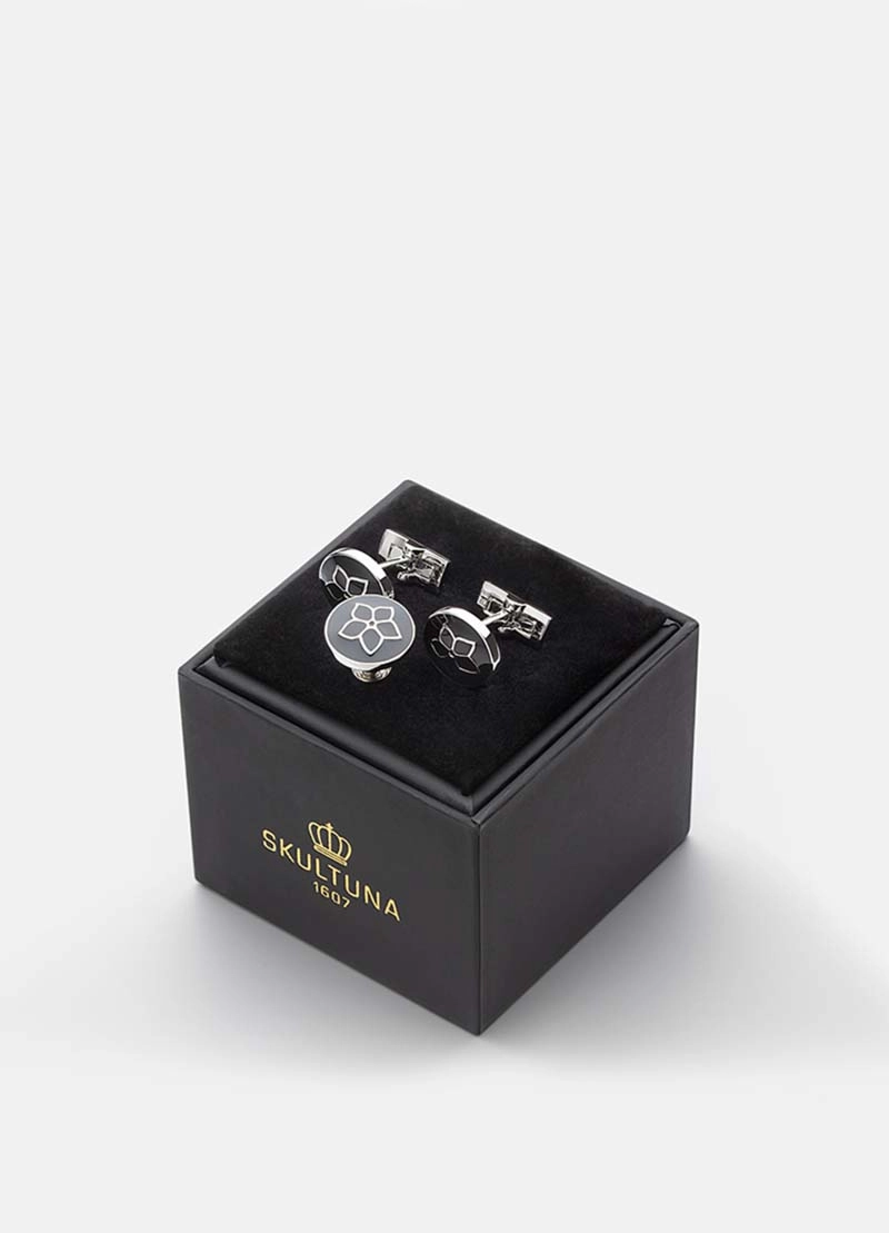 Cuff Links Edelstam Black - Skultuna - Snabb frakt & paketinslagning - Nordicspectra.se