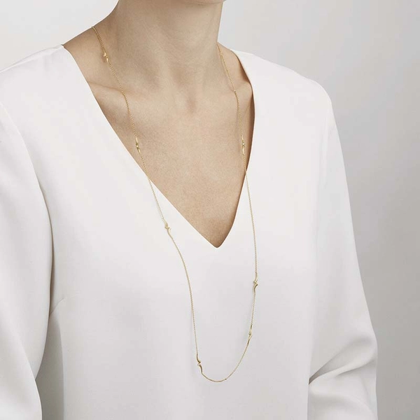 Magic Halsband Sautoir Guld med 0.28 ct Diamanter - Georg Jensen halsband - Snabb frakt & paketinslagning - Nordicspectra.se