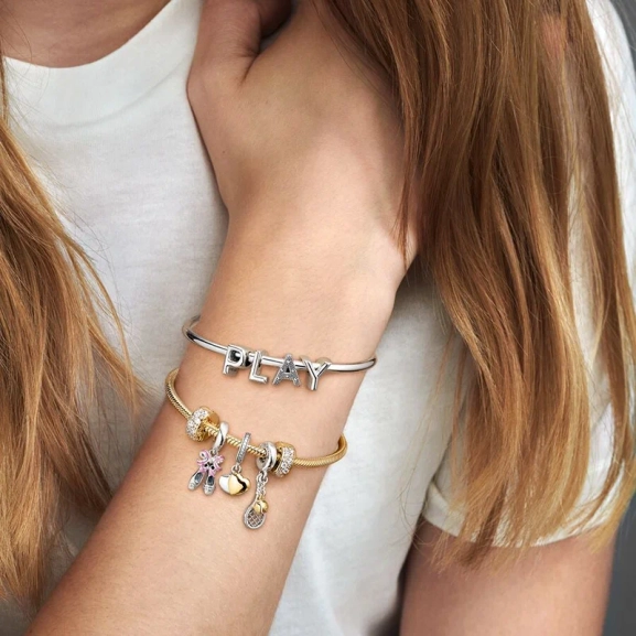 Pavé Klämstopp Guld - PANDORA - 1-2 dagar leverans - Gratis paketinslagning