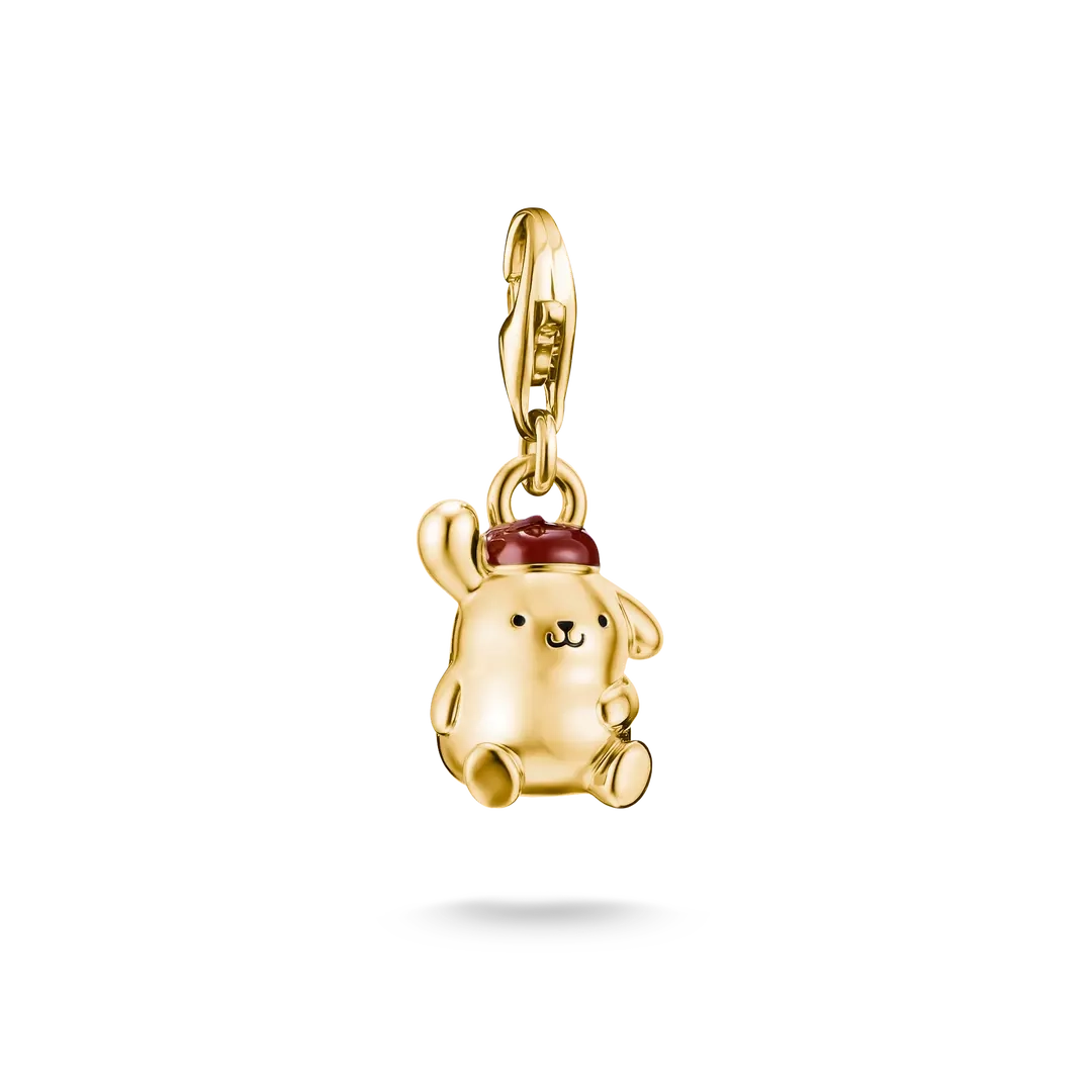 Hello Kitty Pompompurin Berlock Guld