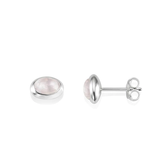 Love Bead Ear Silver - Rose Quartz von Efva Attling, Schneller Versand - Nordicspectra.de