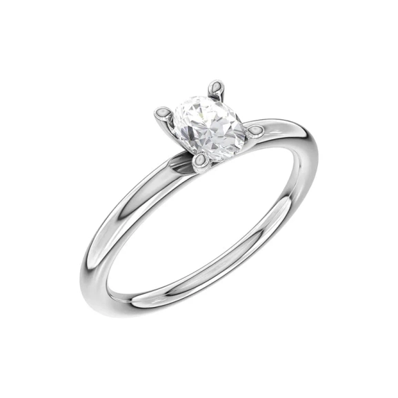 Aure 6D White Gold - Wedding & engagement rings - Schalins - Scandinavian design - Nordic Spectra