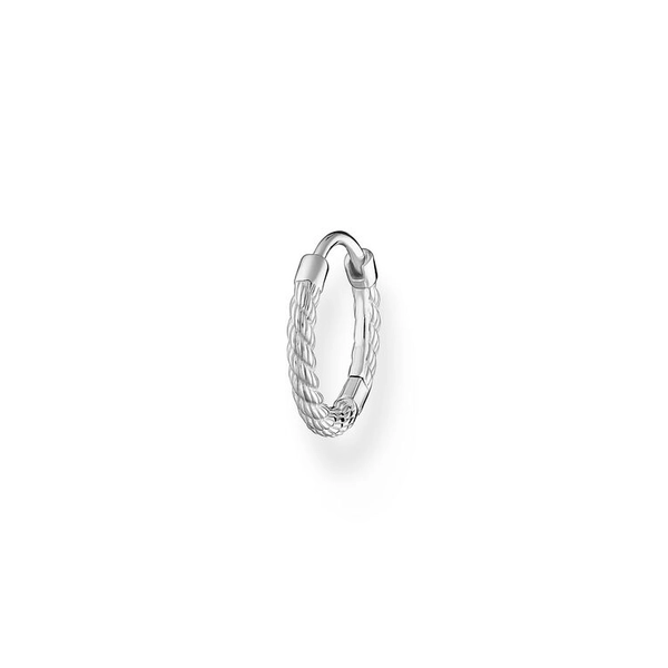 Einzel Creole Seil Silber von Thomas Sabo, Schneller Versand - Nordicspectra.de