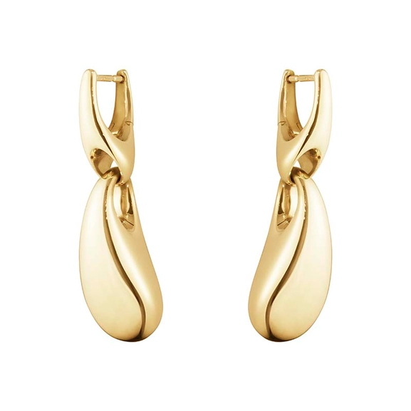 Reflect Ohrringe Gold von Georg Jensen, Schneller Versand - Nordicspectra.de