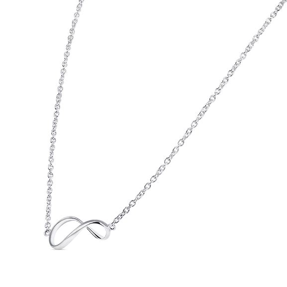 Eternal Flow Collier Silver - Snabb frakt & fri paketinslagning - Nordicspectra.se