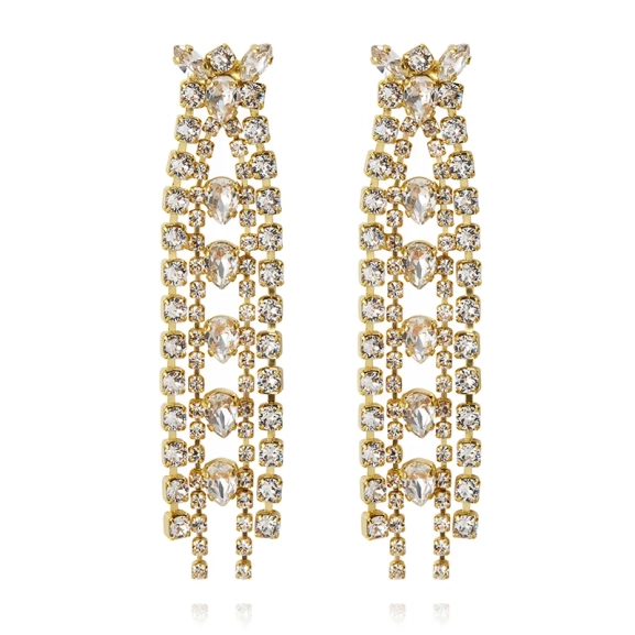 Petite Penelope Earrings Gold Crystal - Caroline Svedbom - Nopea toimitus ja lahjapakkaus - Nordic Spectra