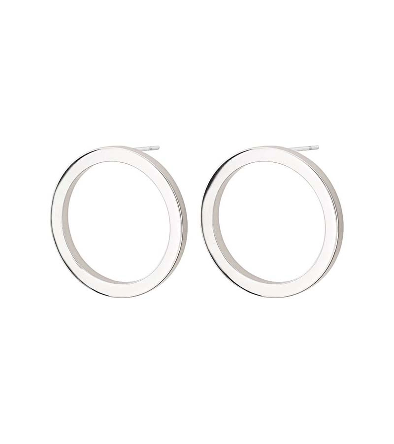 Circle Earrings Small Steel - Edblad - Snabb frakt & paketinslagning - Nordicspectra.se