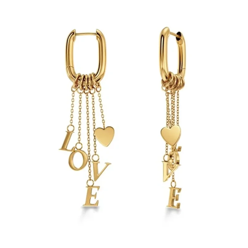 Edblad - Love Note Hoops Gold