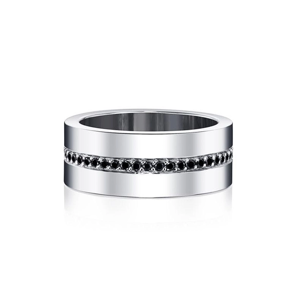 Wide & Black Stars Ring - Efva Attling ringar - Snabb frakt & paketinslagning - Nordicspectra.se