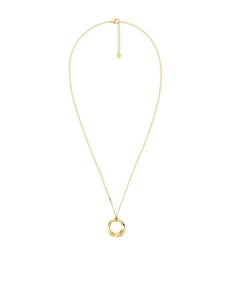 med elegant spiraldesign och justerbar kedja för en stilren look.