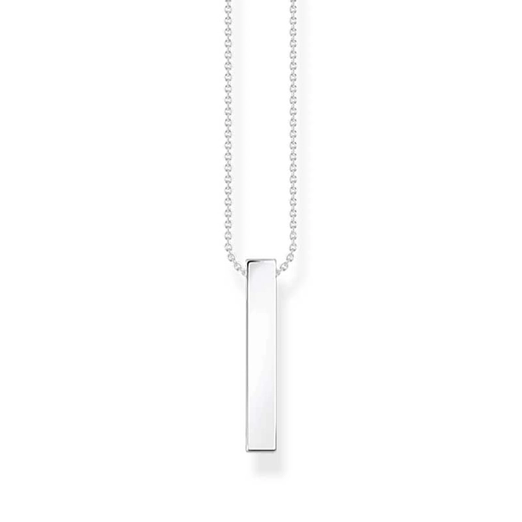 Necklace with black stones silver - Thomas Sabo - Suuri valikoima & ilmainen lahjapaketointi - Nordicspectra.fi