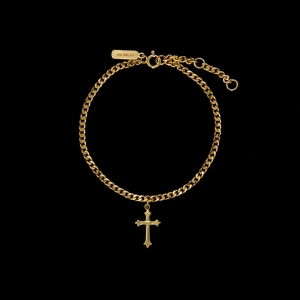 Tiny Devotion Bracelet Gold