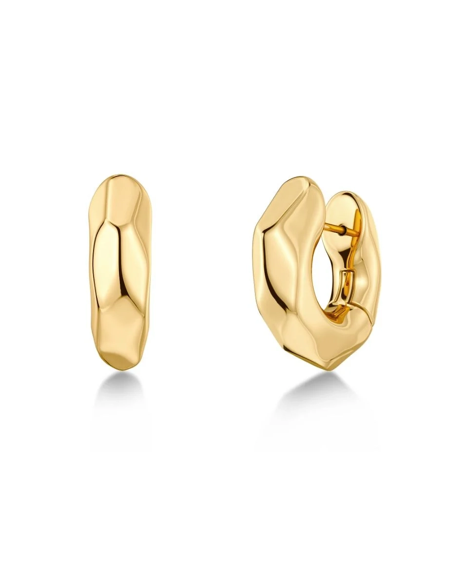 Edblad - Crystalite Hoops L Gold