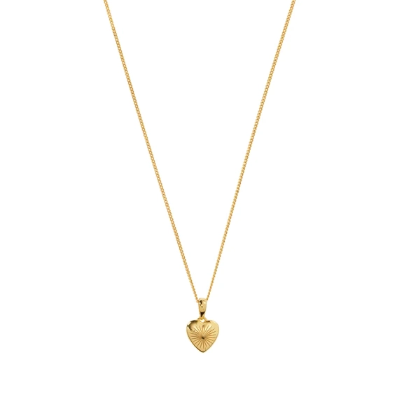 Sunburst Heart Necklace Gold - Syster P - Beliebter Schmuck für alle Gelegenheiten