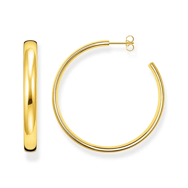 Creoler Raka Stora Guld - Thomas Sabo - Snabb leverans & paketinslagning - Nordic Spectra