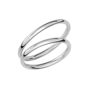 SR1008-2 Platina - Vigsel- & förlovningsringar - Schalins - Fri storleksändring* - Nordic Spectra