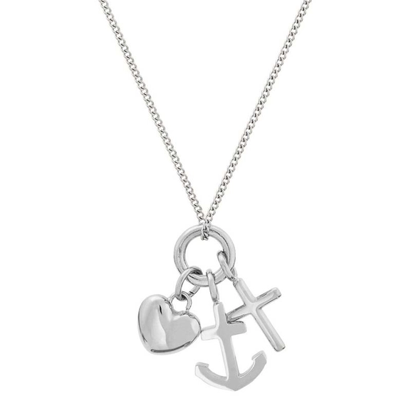 Faith Hope Love Necklace Steel - Edblad - Snabb frakt & paketinslagning - Nordicspectra.se