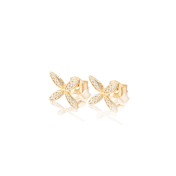 Sparkling Ellipse Mini Örhängen Guld - Carolina Gynning Örhängen - Snabb frakt & paketinslagning - Nordicspectra.se